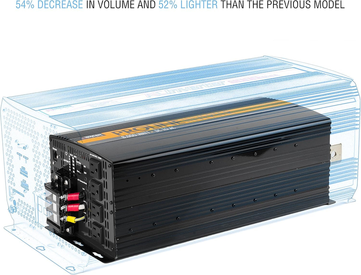 48V 10000 Watt Power Inverter Black R899241