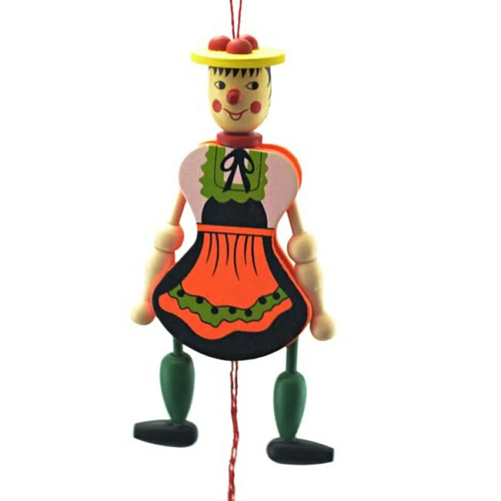 Wood Marionette Puppet Doll with Strings F5969