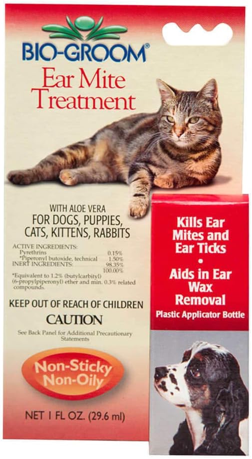 1 fl oz Ear Mite Treatment for Dogs and Cats L161506