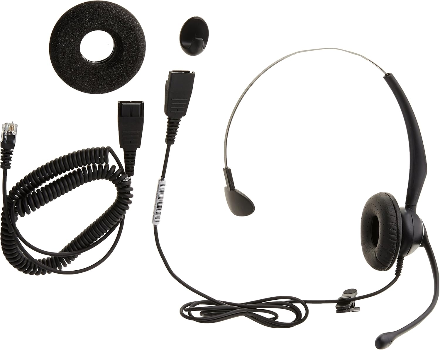 YHS34-DUAL Black Wired Headset with Microphone P166346