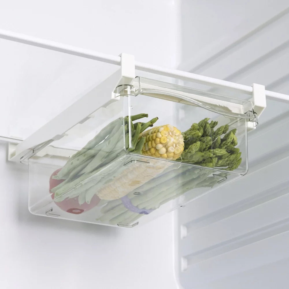 Transparent Refrigerator Egg Tray with Handle Q81709