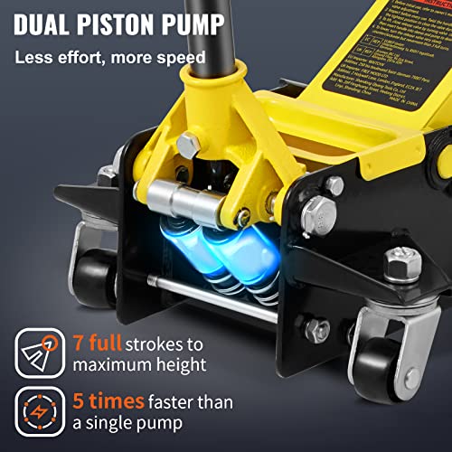 2.5 Ton Low Profile Steel Racing Floor Jack W181