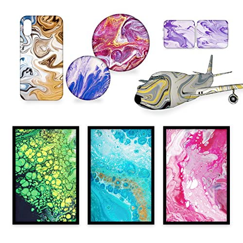 34 Colors Acrylic Pouring Paint Set, 2 Oz/Bottle Y321