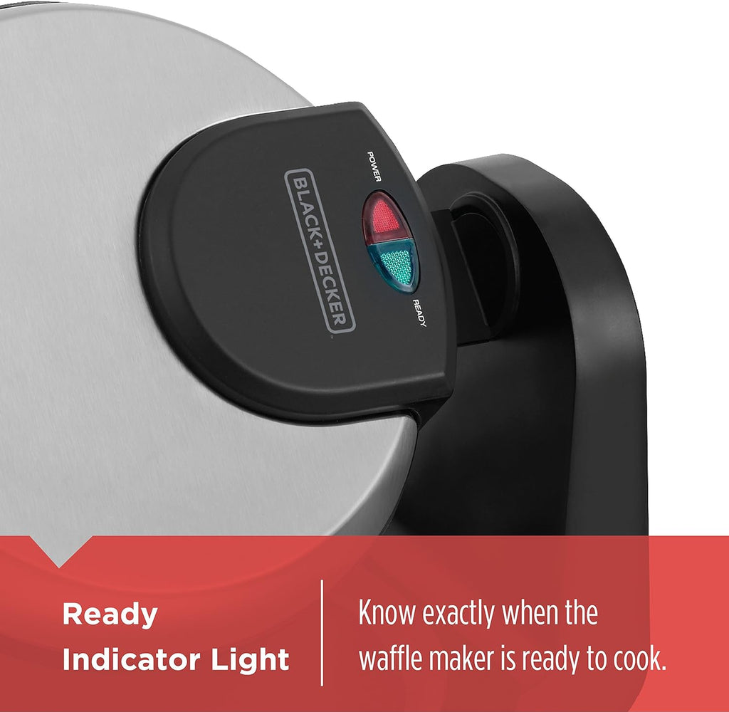 7" Round Belgian Waffle Maker D370513