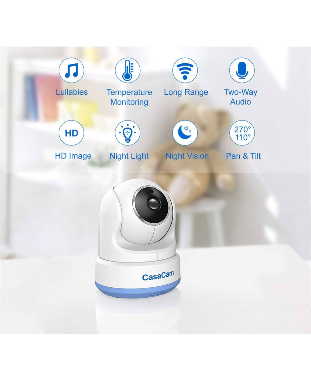 White Extra Pan & Tilt Camera U85178