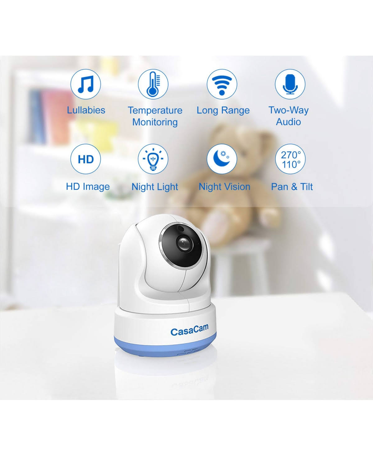 White Extra Pan & Tilt Camera U85178