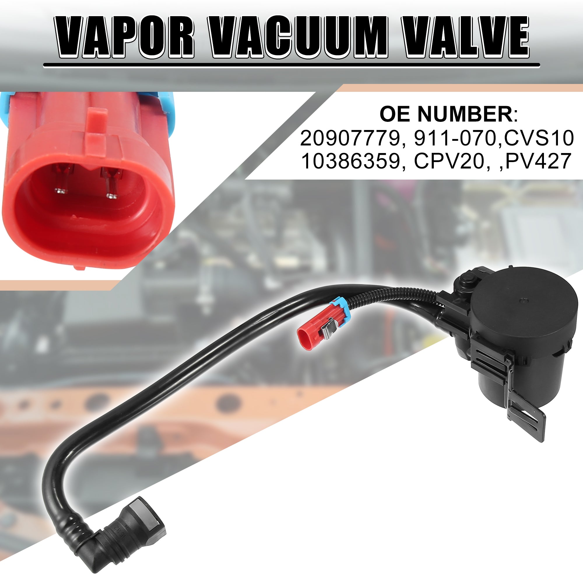 Vapor Canister Vacuum Solenoid Purge Intake Manifold Runner Valve H986233