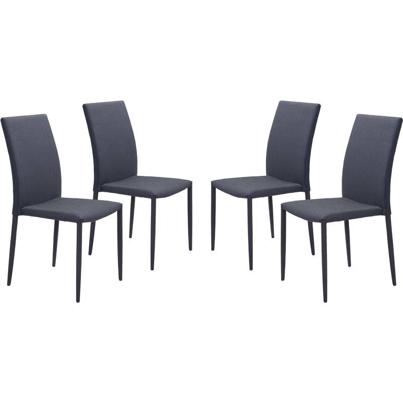 Black Dining Chair (Set of 4) W4161
