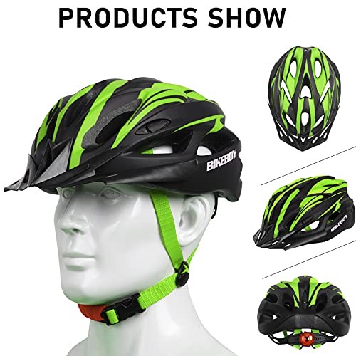 Adult Bike Helmet with Rear Light and Sun Visor G805