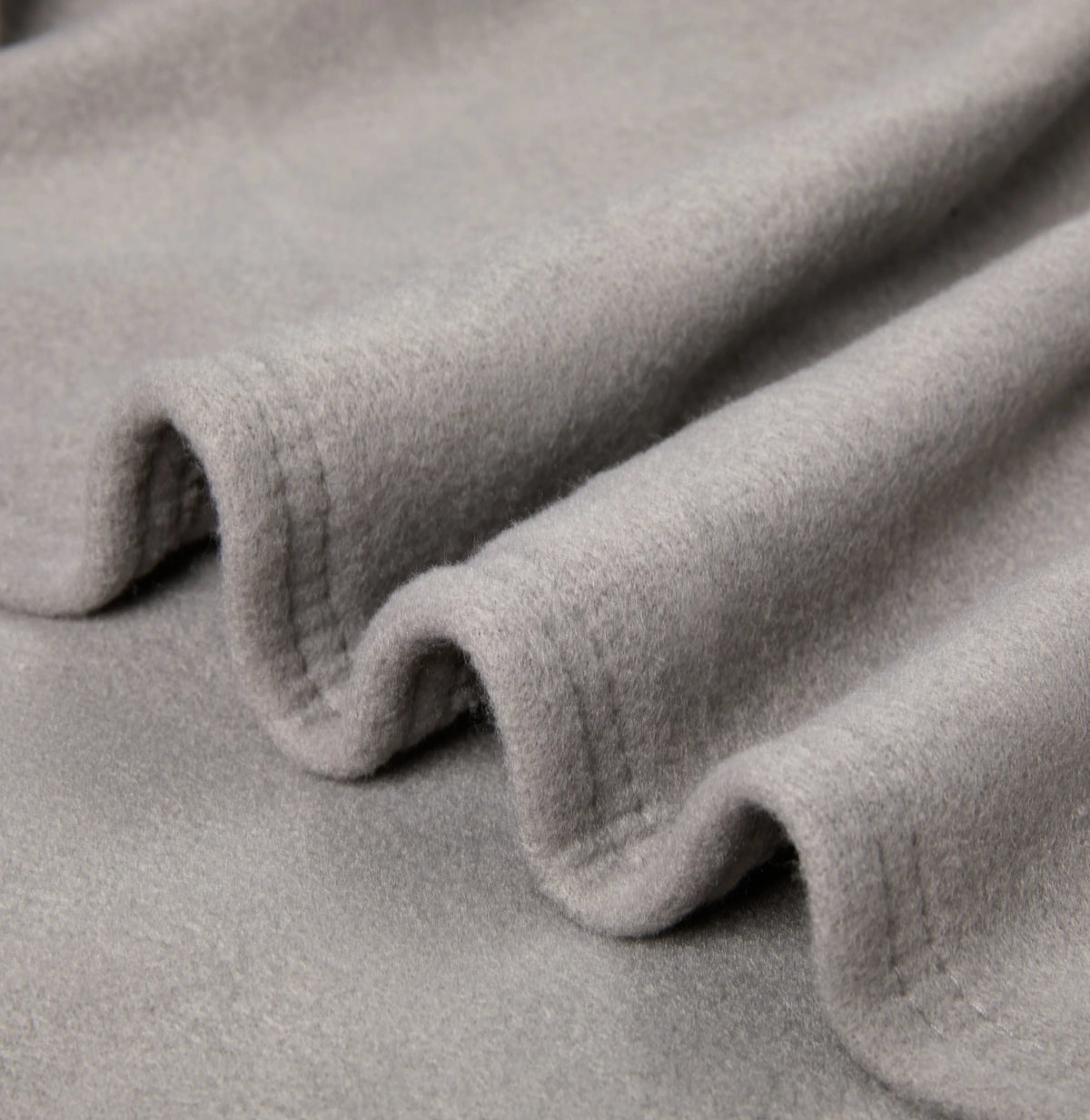 Gray Queen Soft Fleece Electric Heated Blanket, 84" x 90", 2 controllers B12065