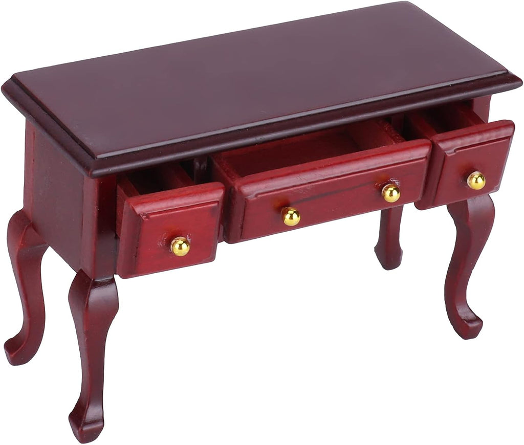Mini Wooden Dollhouse Table Desk U27729