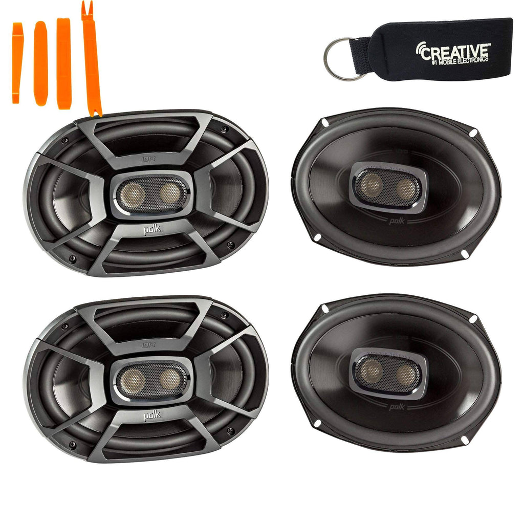 Two Pairs of 6x9 Coaxial Speakers D810