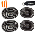 Two Pairs of 6x9 Coaxial Speakers D810
