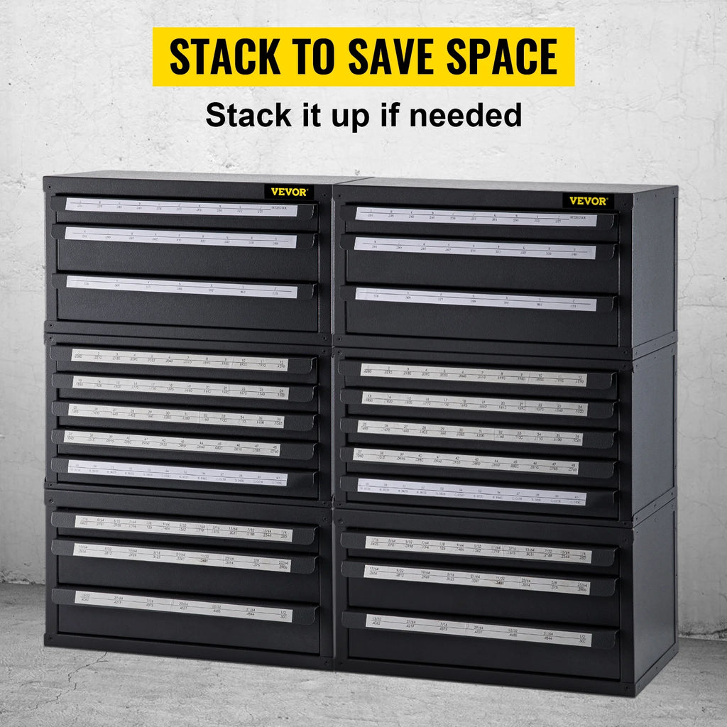 Three-Drawer Drill Bit Dispenser Cabinet Set W682588