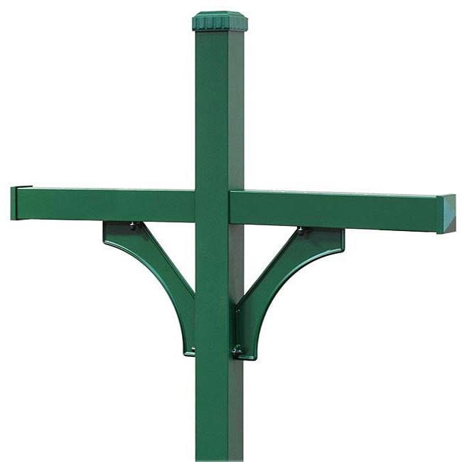 Green 2 Sided Mailbox Post G50762
