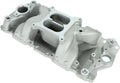 Satin Aluminum Dual Plane Intake for SBC 350 400 M6576