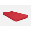 Twin Red 6 Inch Futon Mattress P76842