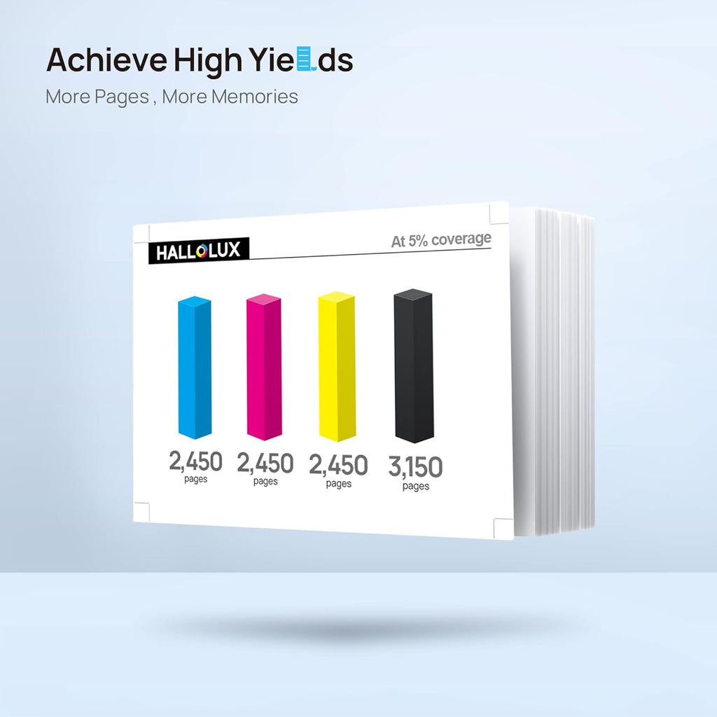 4 Pack High Yield Toner Cartridge F84817