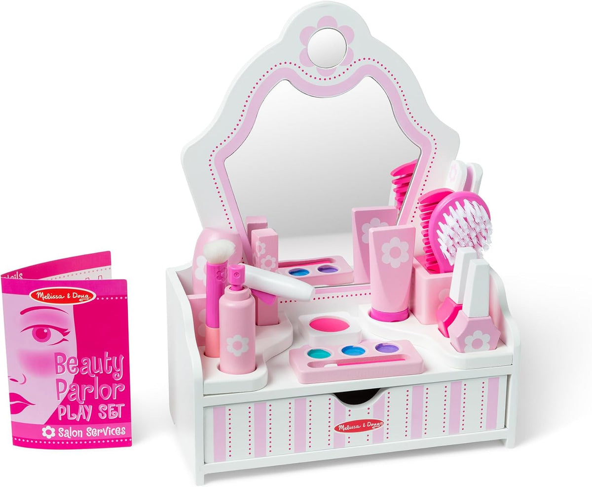18 pcs Wooden Beauty Salon Play Set K31461