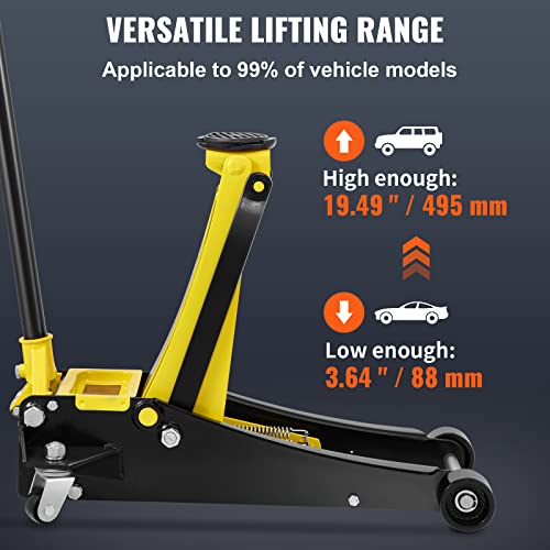 2.5 Ton Low Profile Steel Racing Floor Jack W181