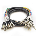 16 Channel 20 ft XLR Male to 1/4 in TRS Snake Cable B330774