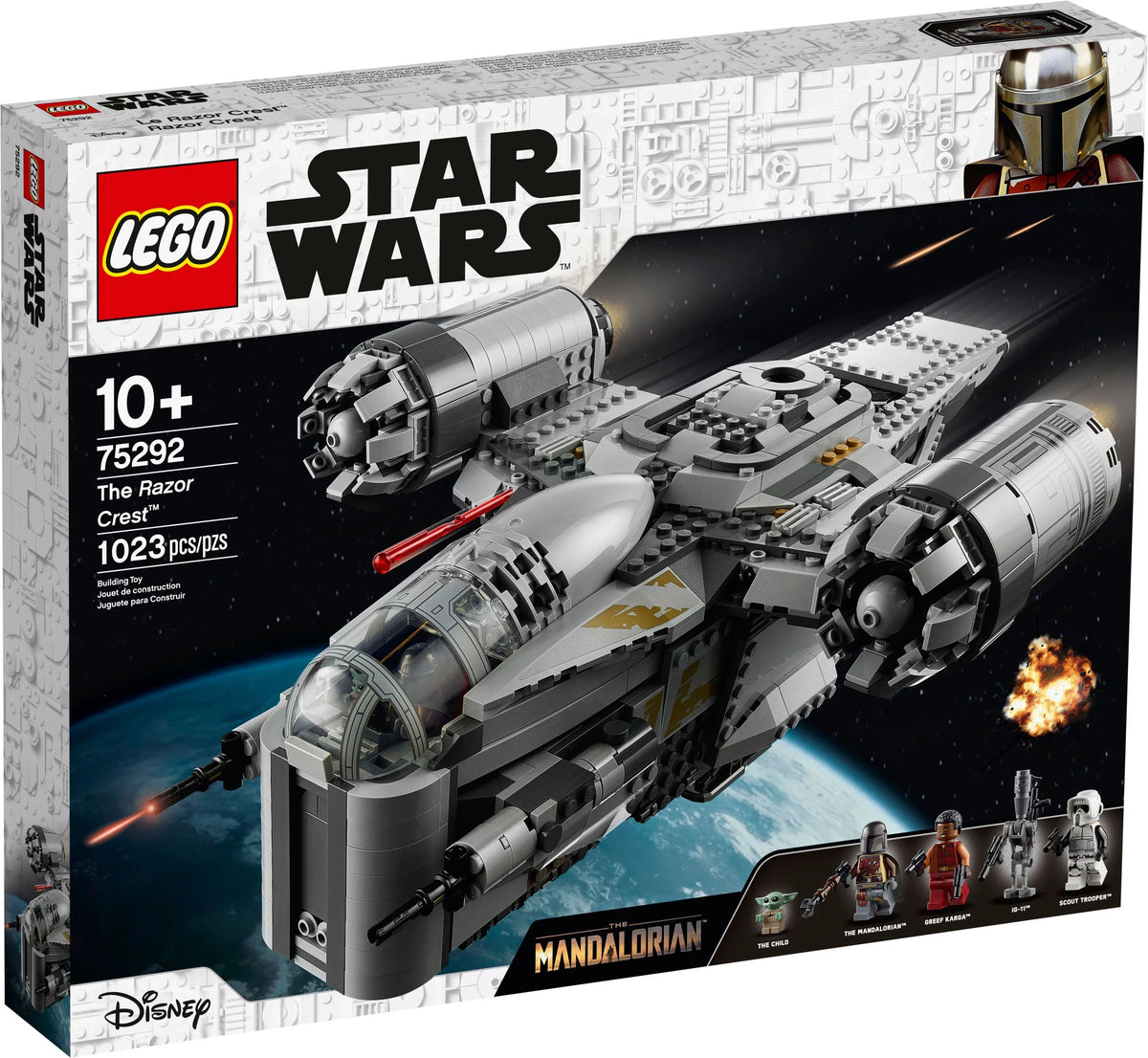 LEGO Star Wars The Razor Crest Starship Toy with Minifigure S102198