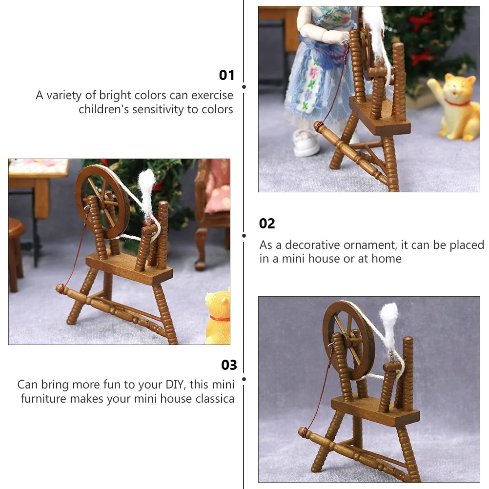Miniature Textile Making Car Playhouse Furniture Toy O14538