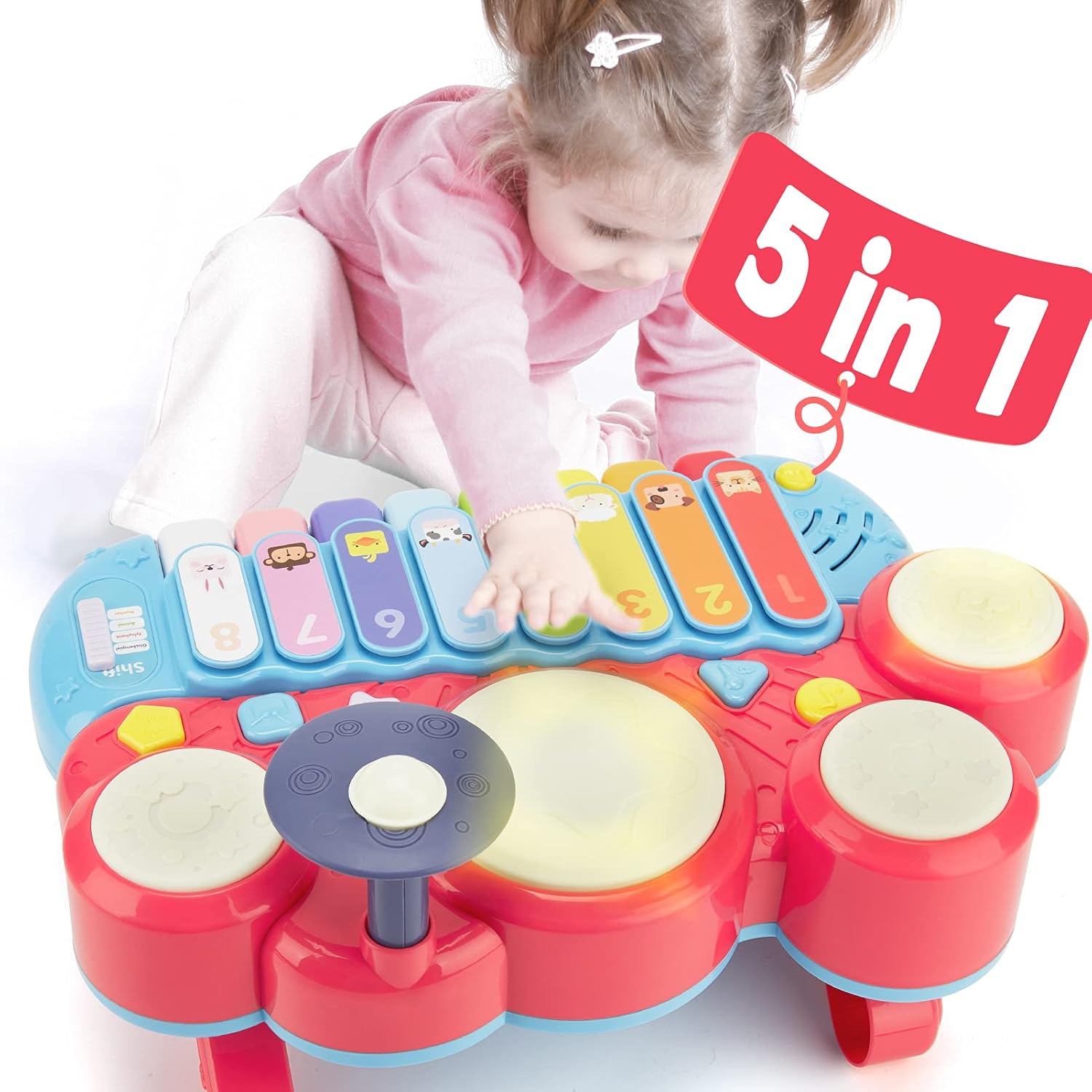 Piano Drum Playset Musical Toys Pack of 2 M8637