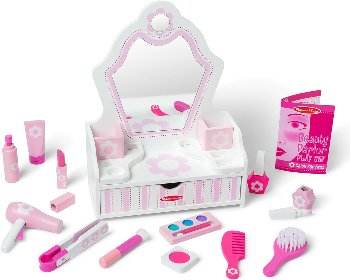 18 pcs Wooden Beauty Salon Play Set K31461