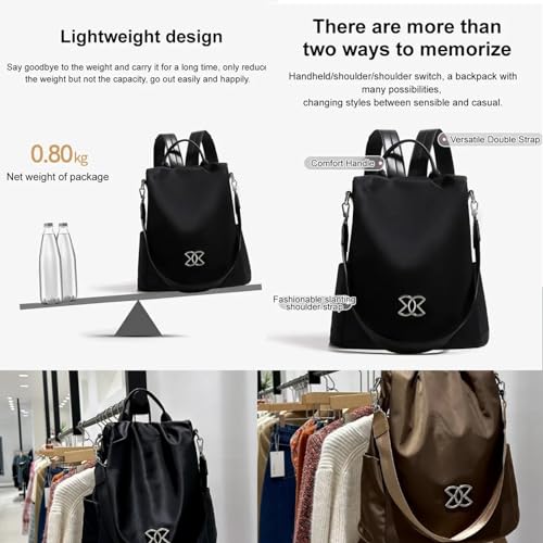 Anti-Theft Large Capacity Backpack Oxford Cloth Bag H7885