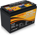 12.8V 100AH LiFePO4 Battery with LCD Display, 5000+ Cycle Lithium Iron Phosphate Battery with BMS Y234316