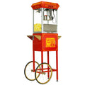 Red/Gold 8oz Popcorn Machine with Cart T94238