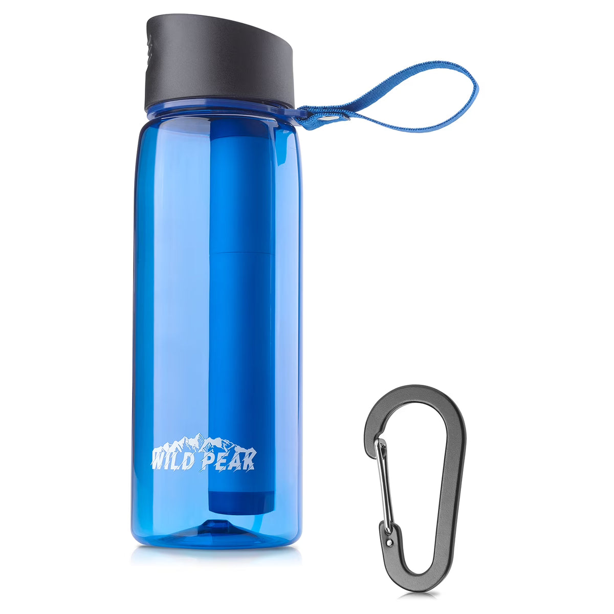 4-Stage Water Filter Straw with Activated Carbon Bottle N3348