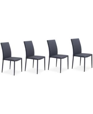 Black Dining Chair (Set of 4) W4161