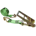 Green Ratchet Strap with Wire Hooks W151604