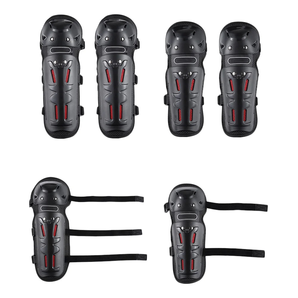 4PCs Cycling Knee Brace and Elbow Guards Protective Pads R802036