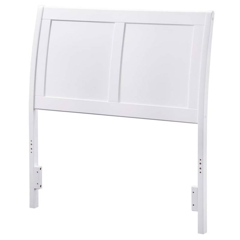 Twin Sleigh Headboard in White Y449