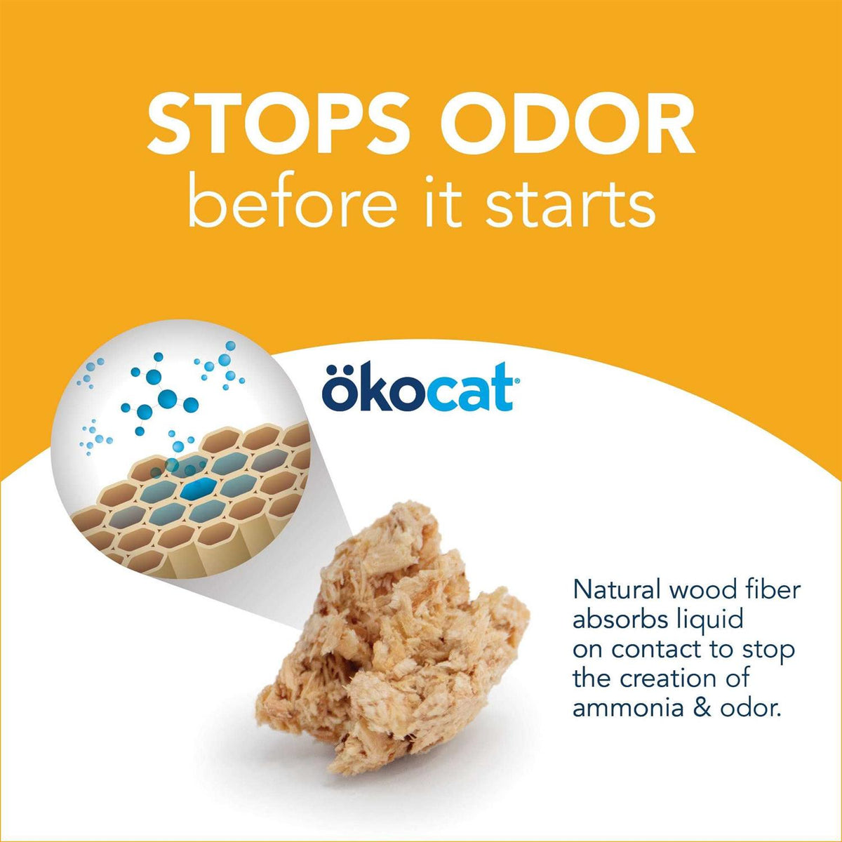 Unscented Clumping Wood Cat Litter F103