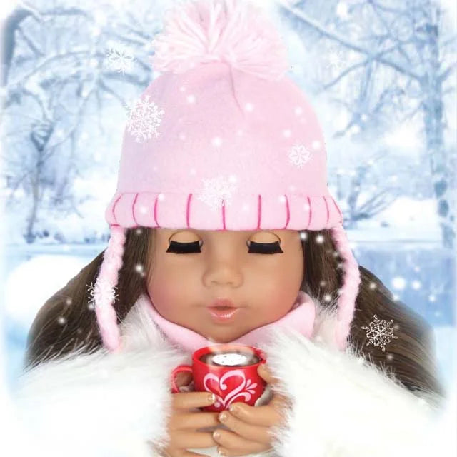Red/Pink Dessert Set for 18 Inch Dolls H843