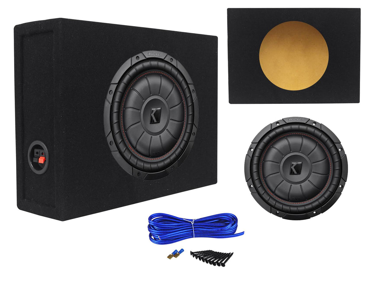 800W 10 Inch Shallow Car Subwoofer with Sealed Sub Box B54571