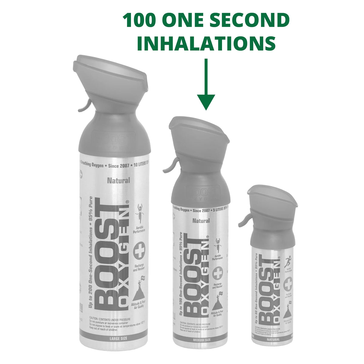 Peppermint 5 Liter Pure Oxygen Canister (12 Pack) T55628