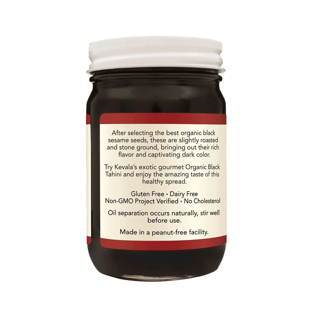 (3 Pack) Organic Black Tahini 12 oz I6336