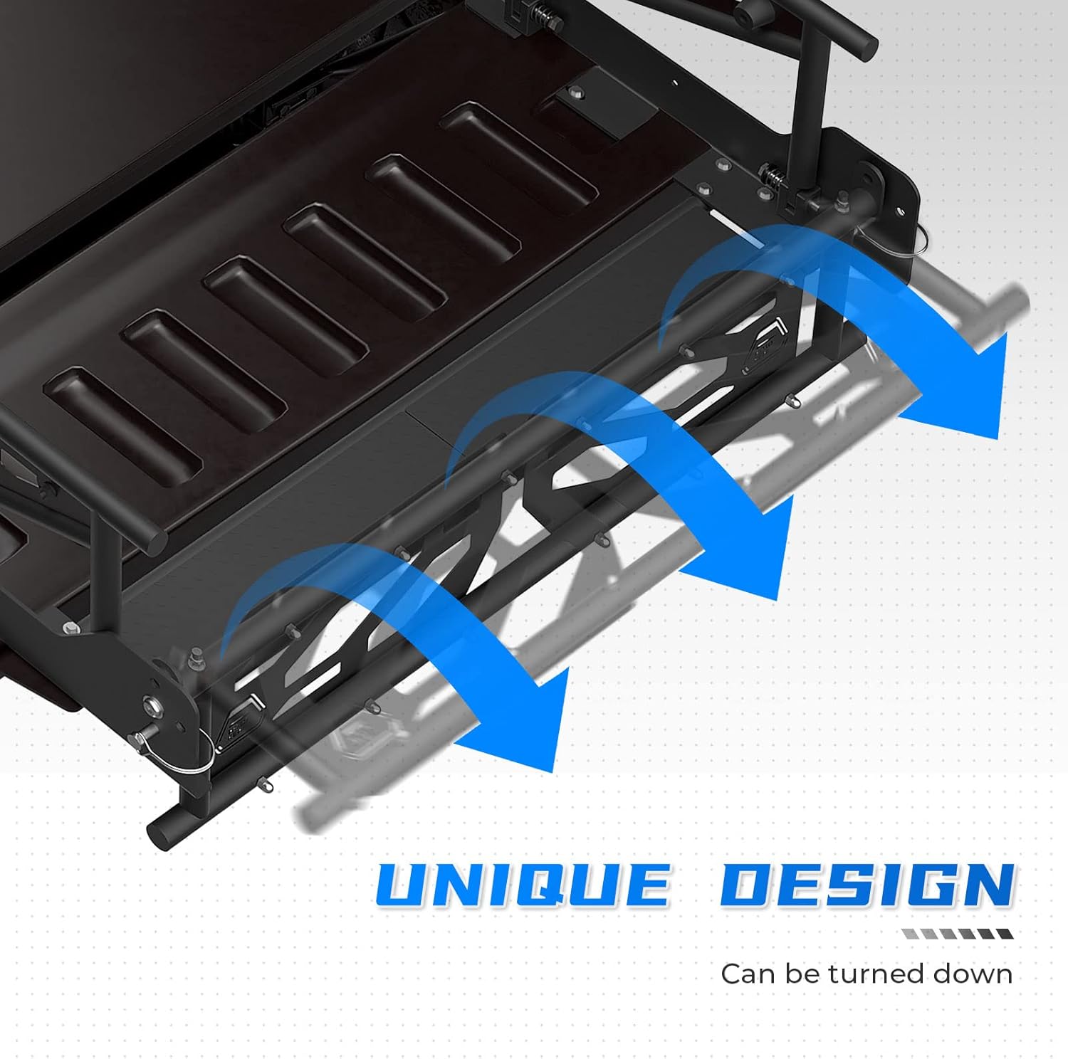 Black Steel Cargo Bed Extender S646589
