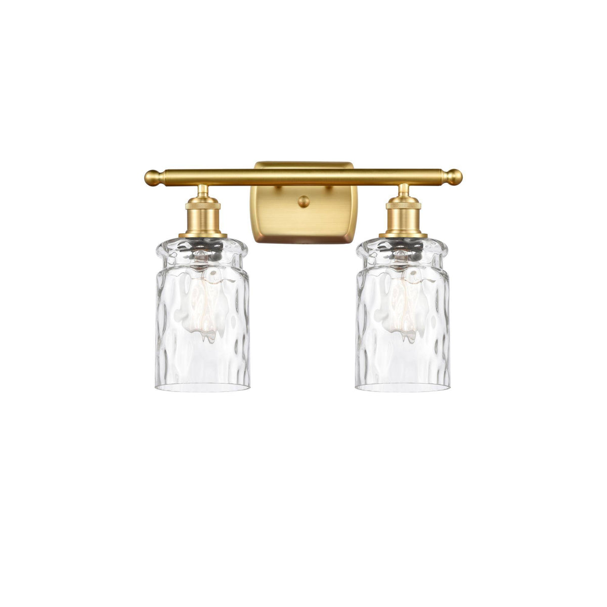 Satin Gold 2 Light Bath Vanity Light A1740