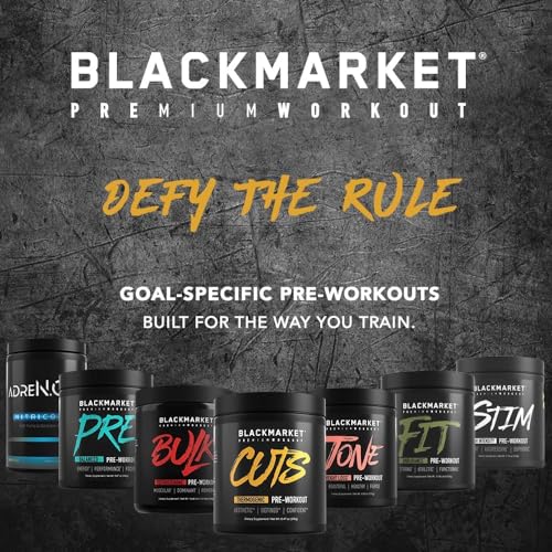 Blue Razz Flavored Pre Workout Powdered Drink Mix, 30 Servings I4672