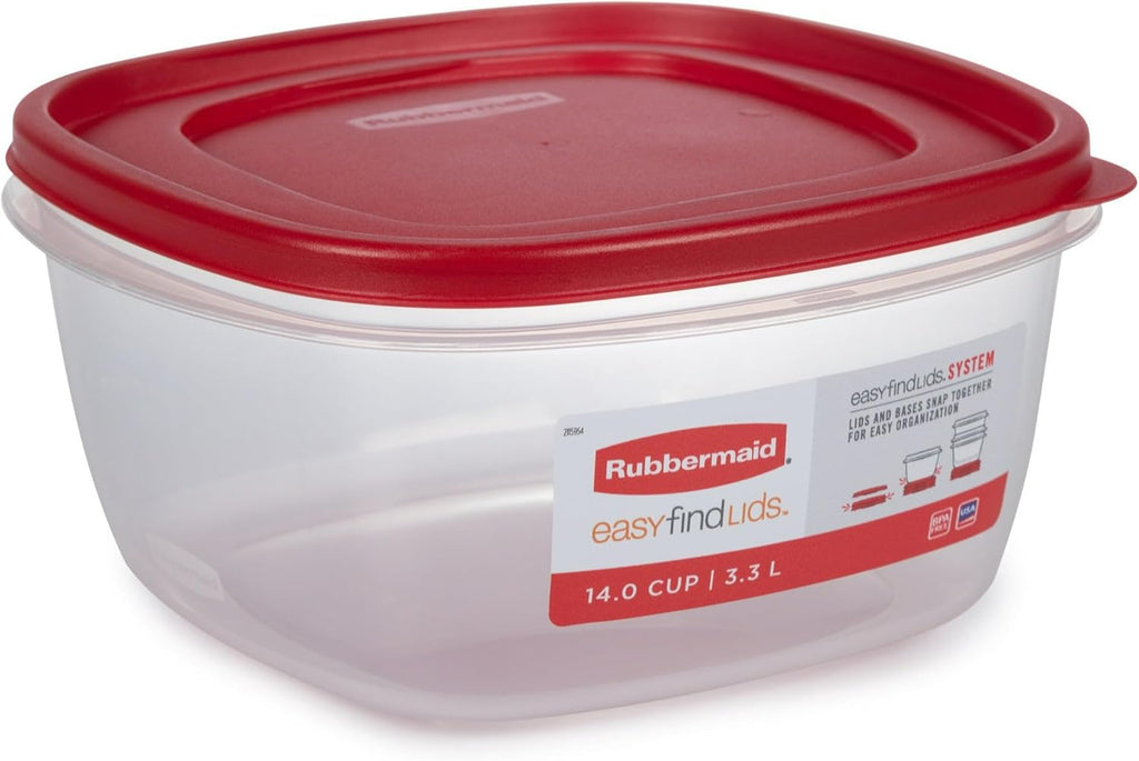 Red 14 Cup Food Storage Container 2 Pack I49293