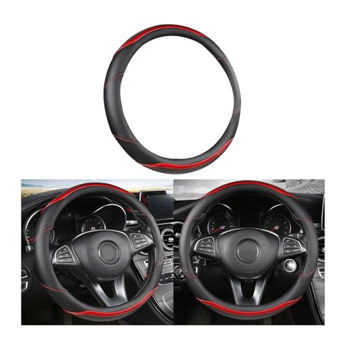 Leather Car Steering Wheel Cover, Universal 15 Inch K37660
