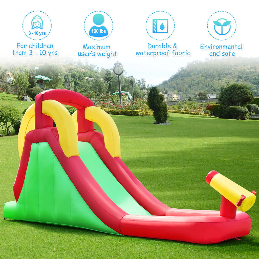 Inflatable Water Slide Bounce House with 350W Blower G498