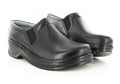 Black Leather Naples Shoes Q206780