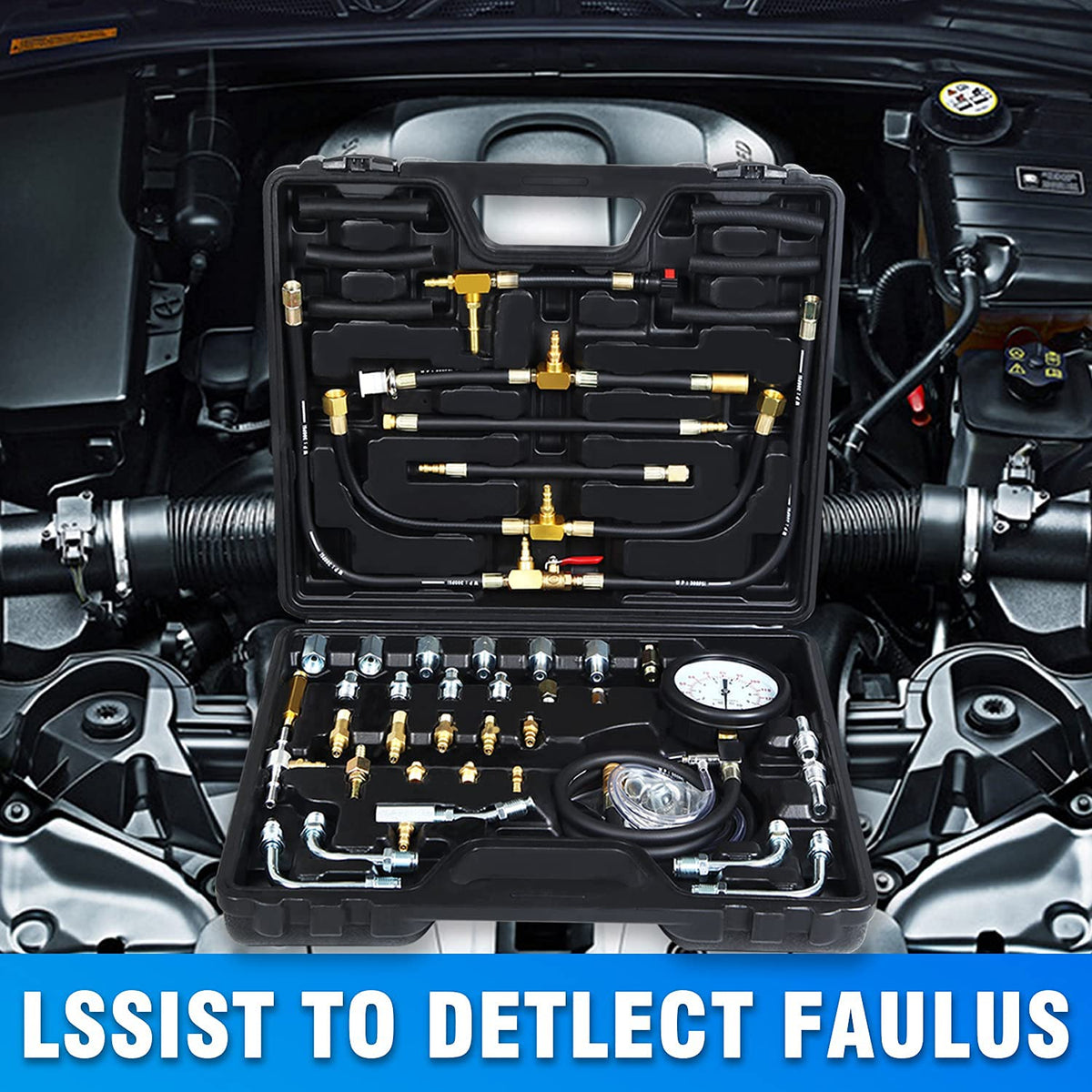 Fuel Pressure Test Kit 0-140 PSI Pack of 2 Y429340
